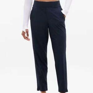 Bundle of 2 Athleta navy blue and black Brooklyn mid rise ankle pant size 12